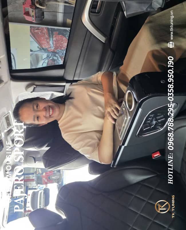 nâng cấp ghế limousine cho xe mitsubishi pajero 2025